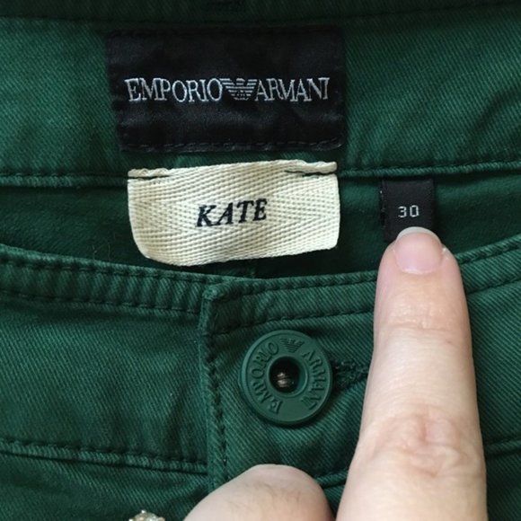 Emporio Armani Green Jeans - Picture 6 of 11